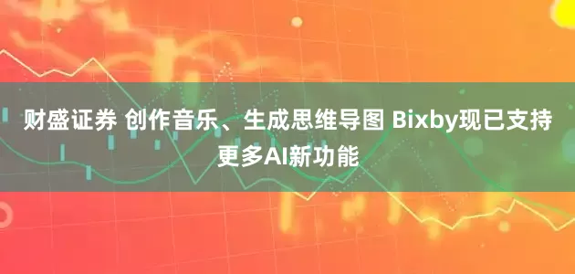 财盛证券 创作音乐、生成思维导图 Bixby现已支持更多AI新功能