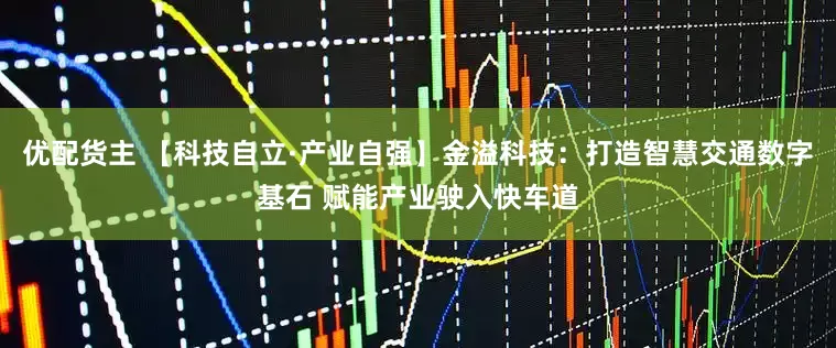 优配货主 【科技自立·产业自强】金溢科技：打造智慧交通数字基石 赋能产业驶入快车道